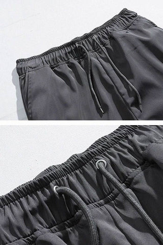 loose casual parachute cargo pants