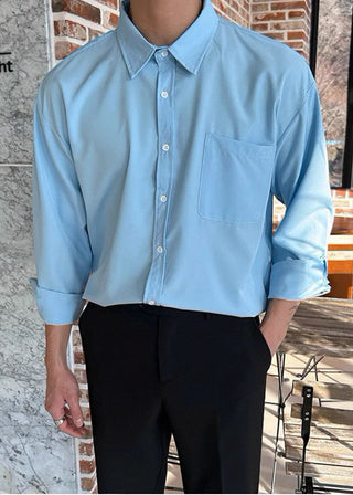 Iron-free casual shirt