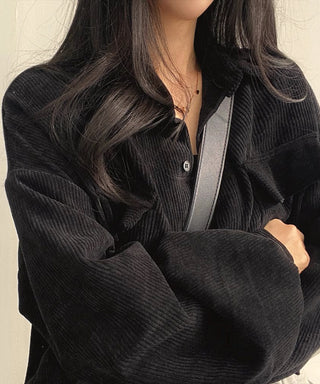 lapel corduroy jacket