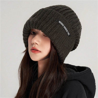 loose woolen knitted beanie