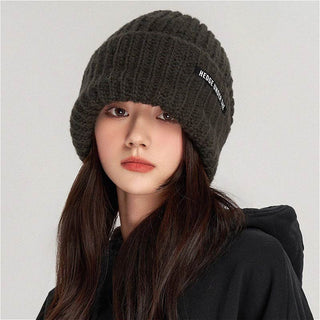 loose woolen knitted beanie