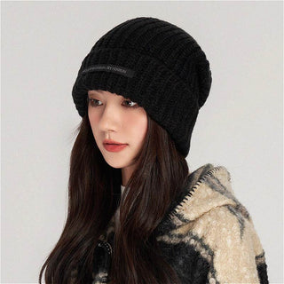 loose woolen knitted beanie