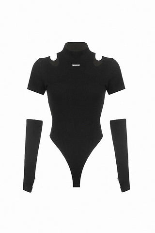 black hollow UC11 Bodysuit