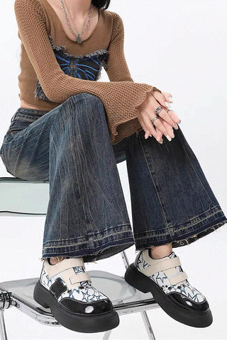 retro bootcut jeans