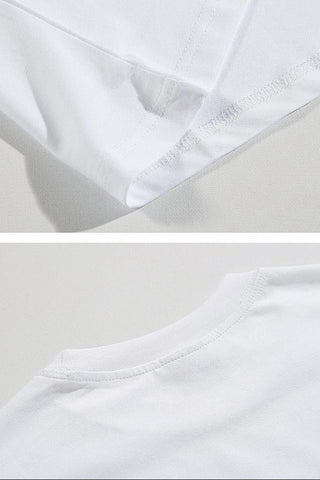 Loose cotton T-shirts