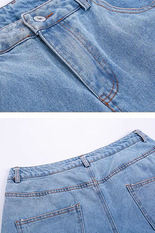 retro loose casual jeans