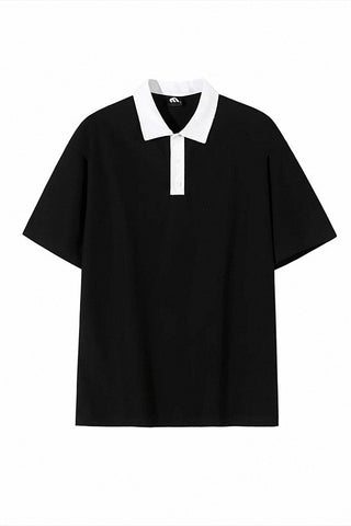 contrast polo t-shirts