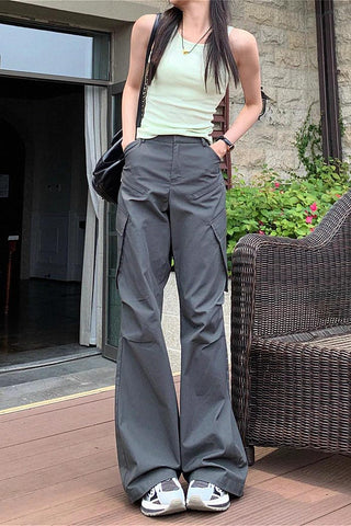 casual overalls high waist pants