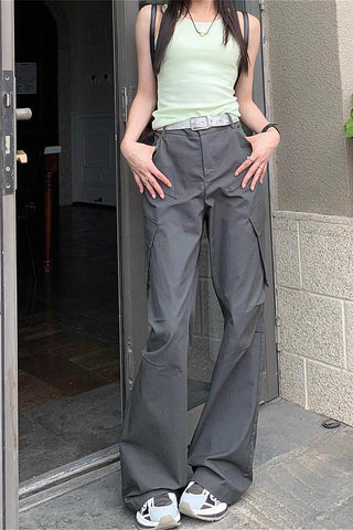 casual overalls high waist pants