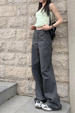 casual overalls high waist pants