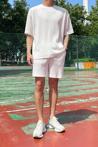 Casual loose t-shirt & shorts