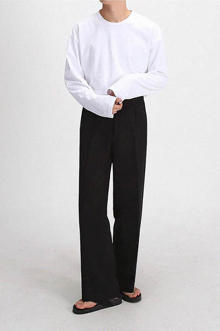 Casual wide-leg trousers