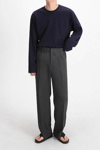 Casual wide-leg trousers