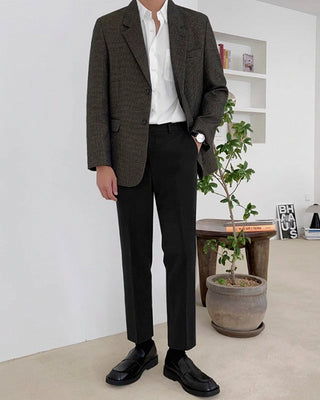 Korean casual suit pants