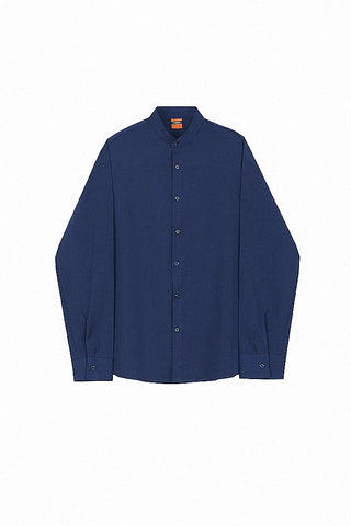 Casual Mandarin Collar Shirt