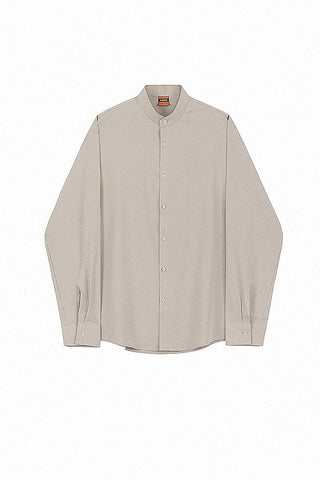 Casual Mandarin Collar Shirt