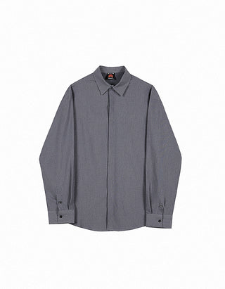 Gray Long-sleeved shirt