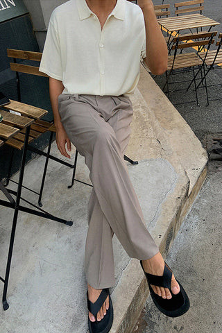 Casual Loose Wide-Leg Fit Pants