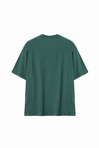 Loose Pure Cotton Half-Sleeve T-Shirt