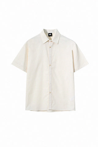 Loose Casual Linen Short-Sleeve Shirt