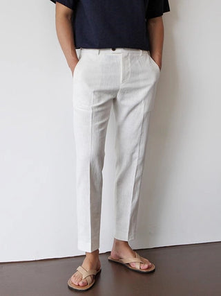 Slim fit Linen Trousers