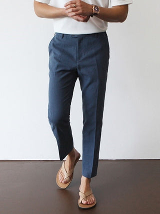 Slim fit Linen Trousers