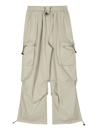 drawstring cargo trousers