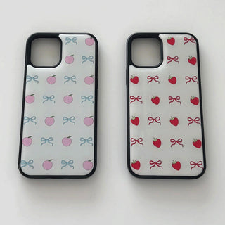 Summer strawberry peach iphone Case