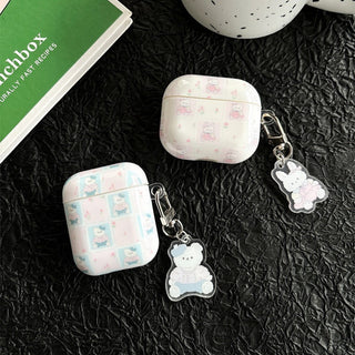 Pink Rabbit Headphone Cover Case + Pendant airpods Case