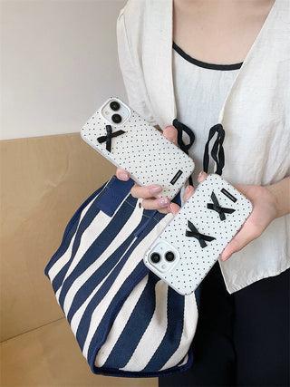 Dot bow iPhone case