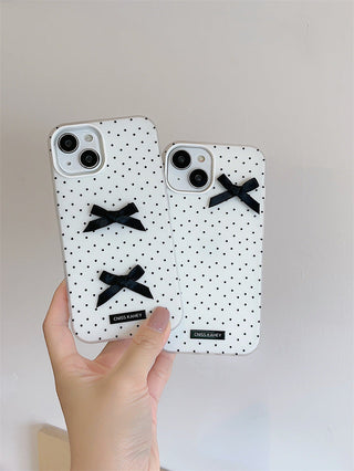 Dot bow iPhone case