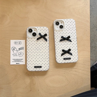 Dot bow iPhone case