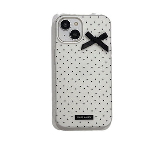 Dot bow iPhone case