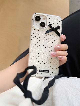 Dot bow iPhone case