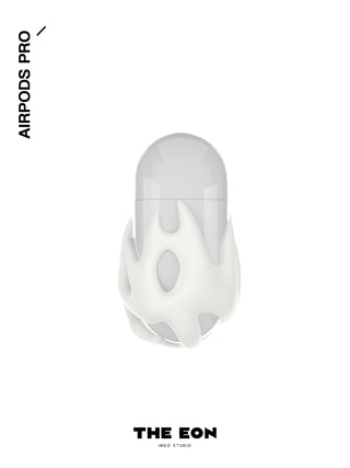 White Flame AirPodsPro1/2 Apple pro protective cover