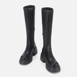 Over-the-Knee Thick-Sole Thin Elastic Boots