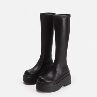 Thick-Sole Thin Boots