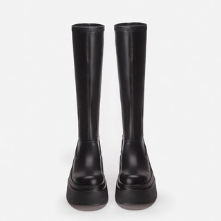 Thick-Sole Thin Boots