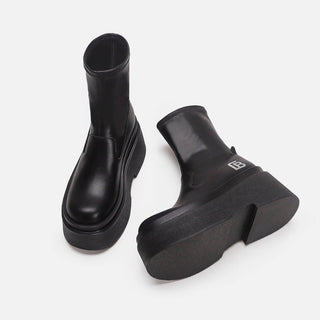 High Heels Thick-Sole Martin Boots