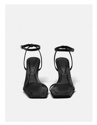 One-strap high heels sandals