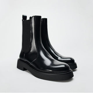 Thick-soled Chelsea boots