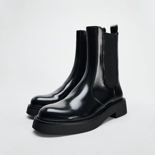 Thick-soled Chelsea boots