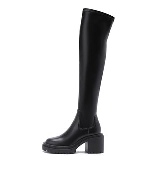 Thick-soled over-the-knee long boots