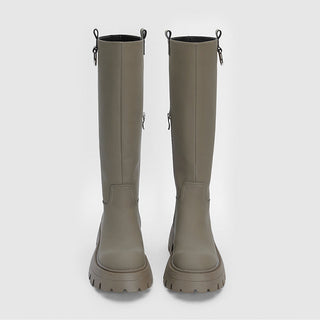 Korean slim high-top knee-high boots