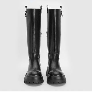 Korean slim high-top knee-high boots