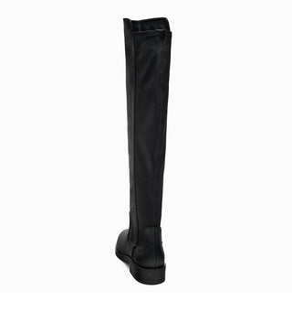 Thick-heeled over-the-knee boots