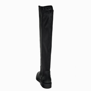 Thick-heeled over-the-knee boots