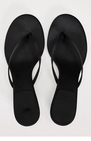 Thin strap flip flops