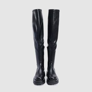 Thick-soled heightened long boots