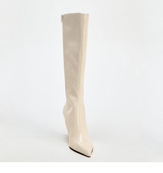 High-heeled pointed toe high-heeled boots